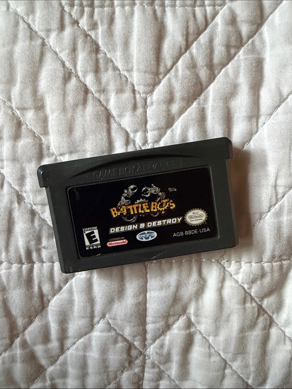 Nintendo Game Boy Advance Black BattleBots: Design & Destroy Cartridge
